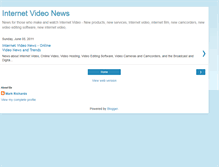 Tablet Screenshot of internet-video-news.blogspot.com