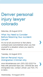 Mobile Screenshot of denverpersonalinjurylawyercolorado.blogspot.com