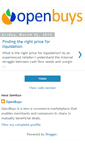 Mobile Screenshot of openbuys.blogspot.com