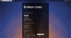 Desktop Screenshot of my-brokenlines.blogspot.com