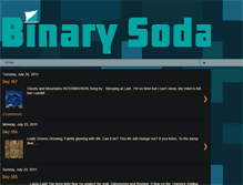 Tablet Screenshot of binarysoda.blogspot.com