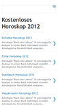 Mobile Screenshot of meinhoroskop2011.blogspot.com