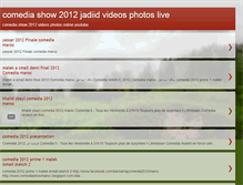 Tablet Screenshot of comediashowmaroc.blogspot.com