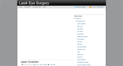 Desktop Screenshot of lasikeyesurgery4.blogspot.com