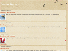 Tablet Screenshot of creativeworship-workshop.blogspot.com
