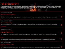 Tablet Screenshot of petgroomer911.blogspot.com