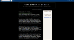 Desktop Screenshot of ganadineroasidefacil.blogspot.com