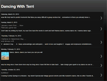 Tablet Screenshot of dancingwithterri.blogspot.com