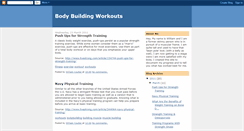 Desktop Screenshot of body-building-workouts-info.blogspot.com