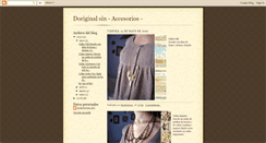 Desktop Screenshot of doriginalsin.blogspot.com