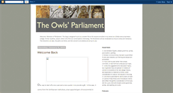 Desktop Screenshot of owlsparliament.blogspot.com