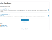 Tablet Screenshot of ebaybadbuyer.blogspot.com