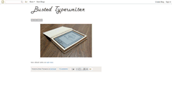 Desktop Screenshot of bustedtypewriter.blogspot.com