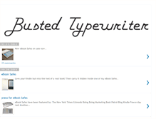 Tablet Screenshot of bustedtypewriter.blogspot.com