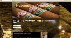 Desktop Screenshot of habanosenvenezuela.blogspot.com