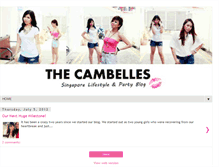 Tablet Screenshot of cam-belles.blogspot.com