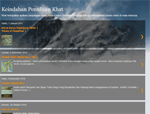 Tablet Screenshot of keindahankhat.blogspot.com