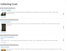 Tablet Screenshot of collectingcrust.blogspot.com