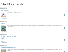 Tablet Screenshot of entrehilosypuntadas.blogspot.com