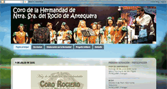 Desktop Screenshot of corohermandadrocioantequera.blogspot.com