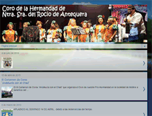 Tablet Screenshot of corohermandadrocioantequera.blogspot.com