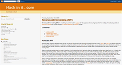 Desktop Screenshot of hackinit.blogspot.com