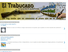 Tablet Screenshot of eltrabucazo.blogspot.com