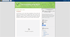 Desktop Screenshot of ecosystems101.blogspot.com