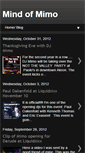 Mobile Screenshot of mindofmimo.blogspot.com