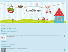 Tablet Screenshot of klamoettchen.blogspot.com