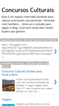 Mobile Screenshot of concursosculturais1.blogspot.com
