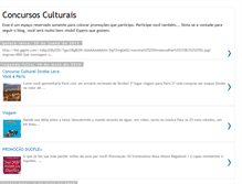 Tablet Screenshot of concursosculturais1.blogspot.com