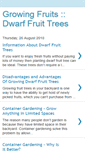 Mobile Screenshot of growingfruitsdwarffruittrees.blogspot.com