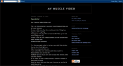 Desktop Screenshot of mymusclevideo.blogspot.com