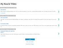 Tablet Screenshot of mymusclevideo.blogspot.com