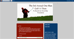 Desktop Screenshot of onemangolfathon.blogspot.com