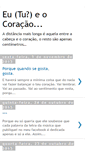 Mobile Screenshot of eutueocoracao.blogspot.com
