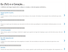Tablet Screenshot of eutueocoracao.blogspot.com