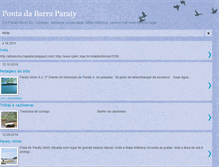 Tablet Screenshot of pontadabarraparaty.blogspot.com