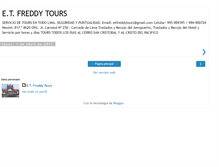 Tablet Screenshot of etfreddytours.blogspot.com