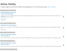 Tablet Screenshot of onlinevitality.blogspot.com
