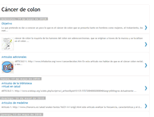 Tablet Screenshot of cancerdecolon2010.blogspot.com