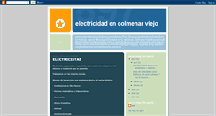 Desktop Screenshot of electricidadencolmenar.blogspot.com