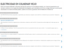 Tablet Screenshot of electricidadencolmenar.blogspot.com
