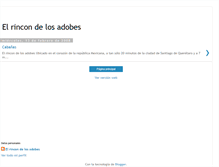 Tablet Screenshot of elrincondelosadobes.blogspot.com