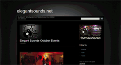 Desktop Screenshot of elegantsounds.blogspot.com