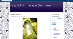 Desktop Screenshot of espelho--espelhomeu.blogspot.com