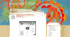 Desktop Screenshot of geografiauada.blogspot.com