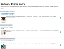 Tablet Screenshot of doctoratedegreeonline.blogspot.com