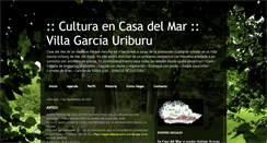 Desktop Screenshot of culturaencasadelmar.blogspot.com